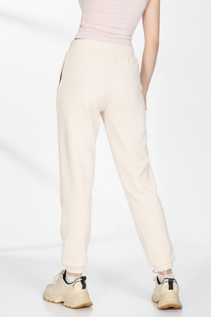 Zivame Knit Cotton Loungewear Bottom - Butter Cream — image 3